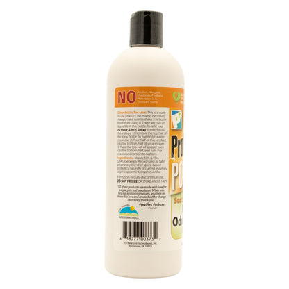 P2 Probiotic Power Pet Odor & Itch Refill – Dog, Cat, Puppy, Kitten Grooming Spray, Deodorizer, Litter Box Freshener, Hot Spot Spray, Coat, Bedding, Kennel, Carrier, Travel – 16 oz