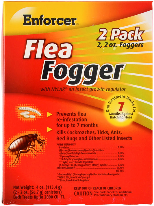 ** Enforcer Flea Fogger (2) 2oz Cans