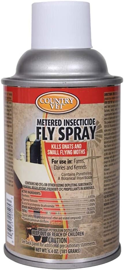 Zep Enforcer 34-2050CVA Country Vet Metered Fly Control Spray, Refill, 30 Day Supply, Brown/A