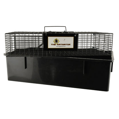 Rugged Ranch Ratinator Live Rat Squirrel Chipmunk Metal 2 Door Live Trap Cage