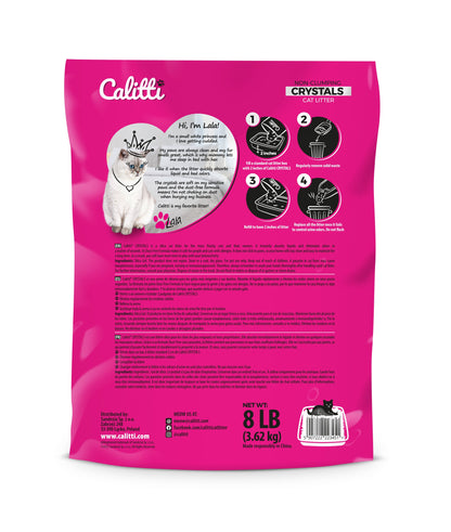 Calitti Crystals with Silica Gel, Cat Litter 8lb