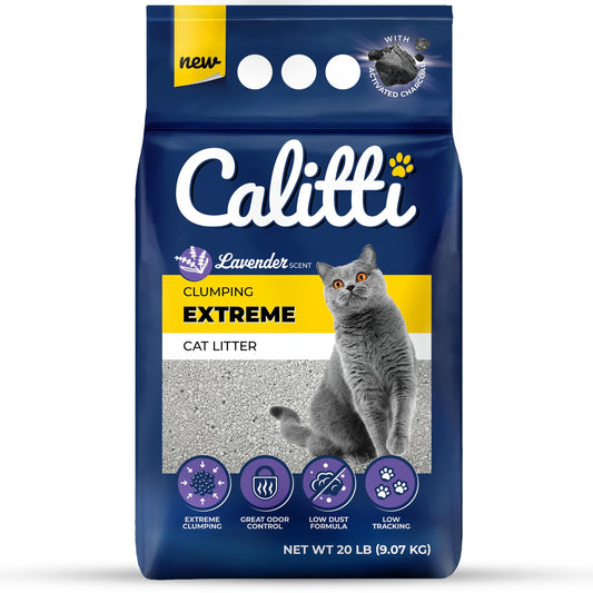 Calitti Extreme Lavender Ultra-Absorbent Cat Litter 20 pound