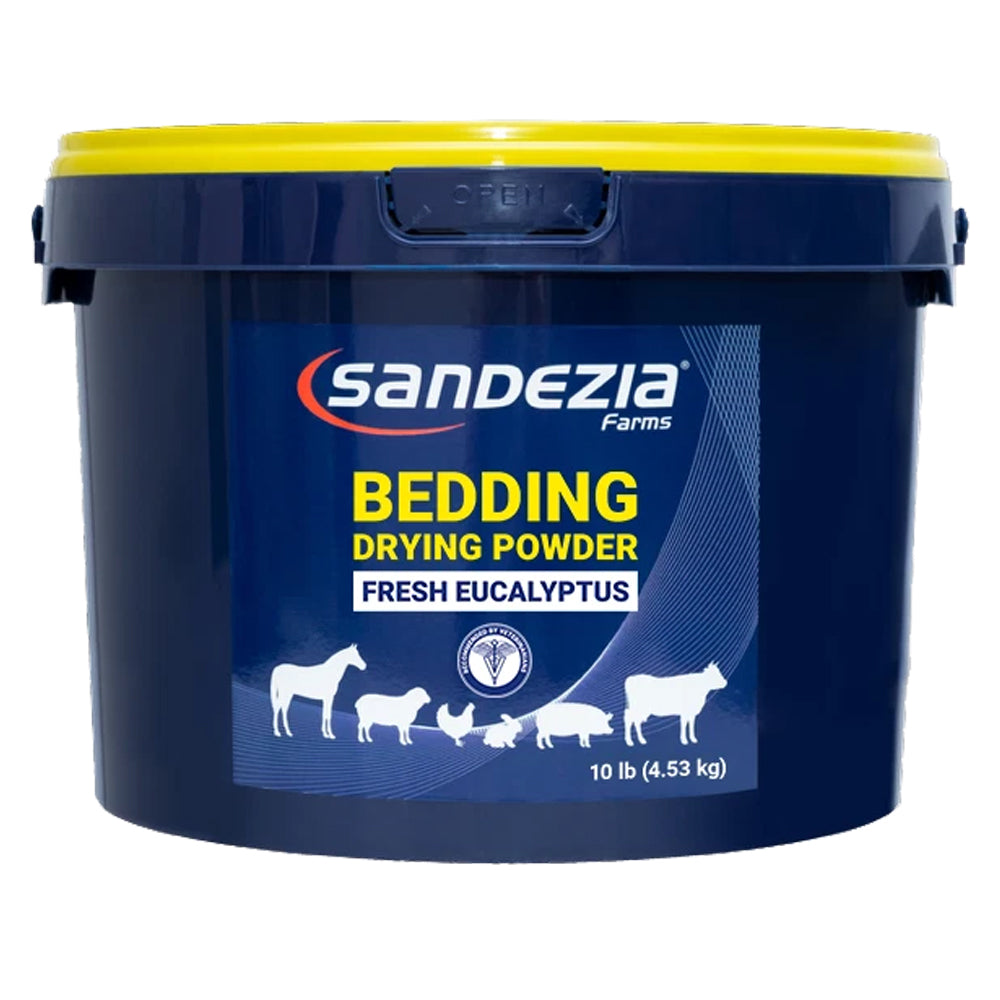 sandezia bedding drying powder, 10lb bucket