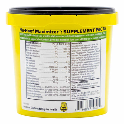 Nu-Hoof Maximizer Hoof Supplement, 1.25 LB