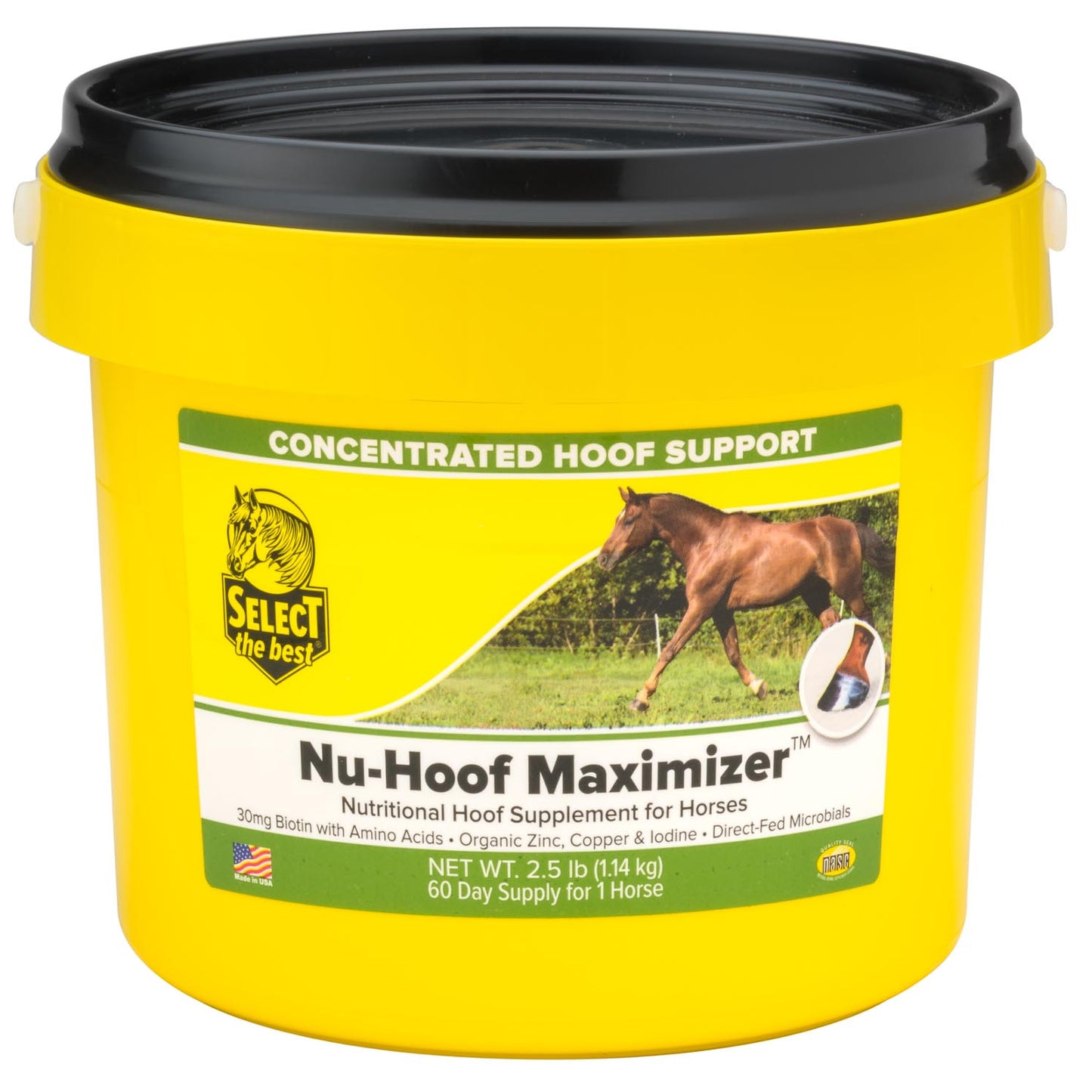 nu-hoof maximizer hoof supplement, 2.5 lb