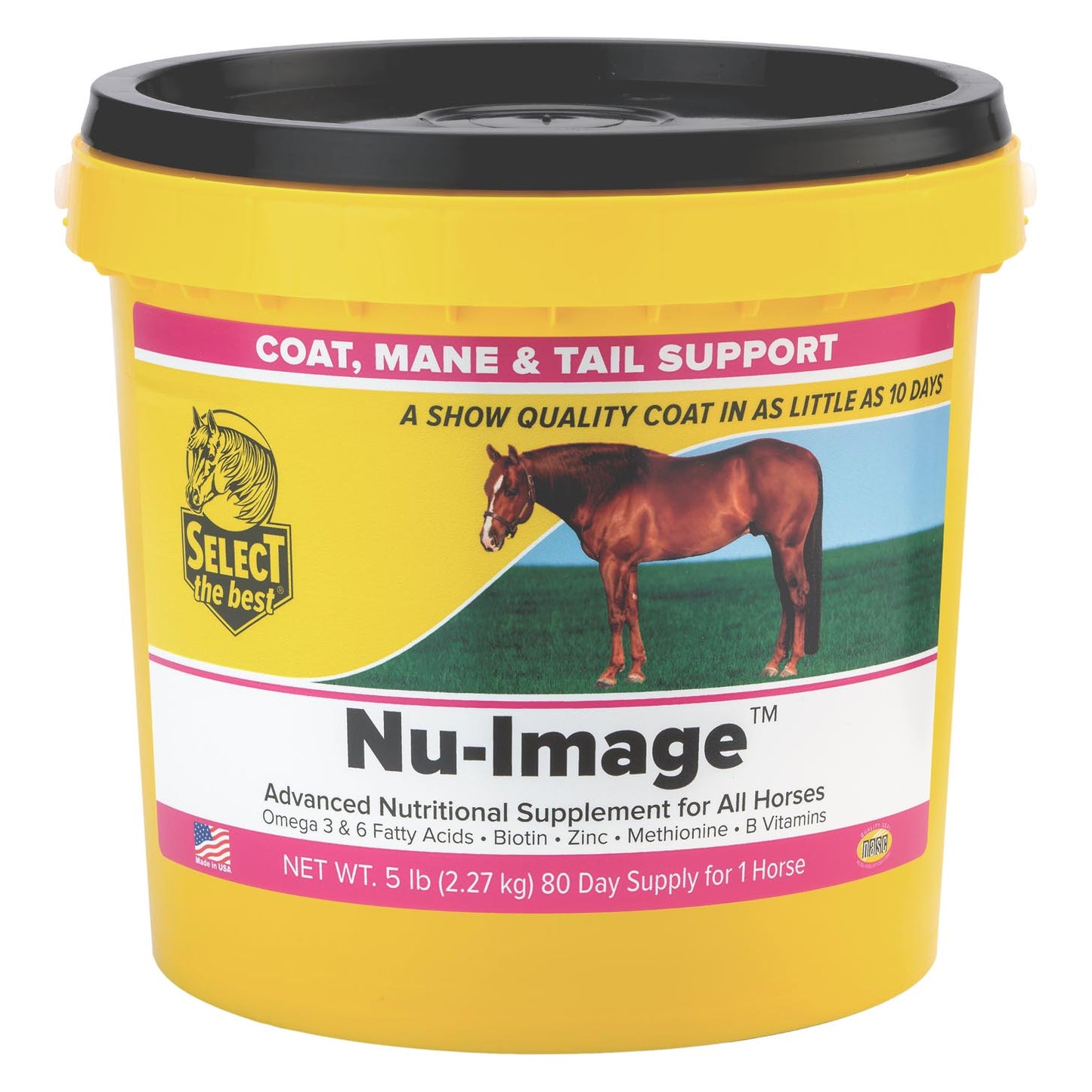 nu-image coat, mane & tail supplement, 5 lb