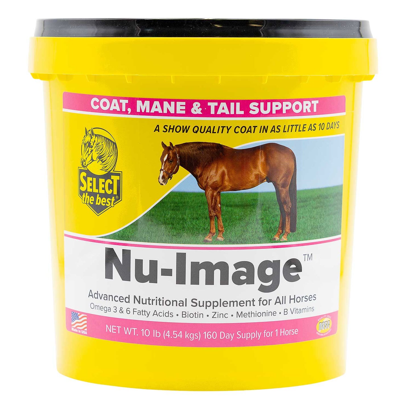 nu-image coat, mane & tail supplement, 10 lb