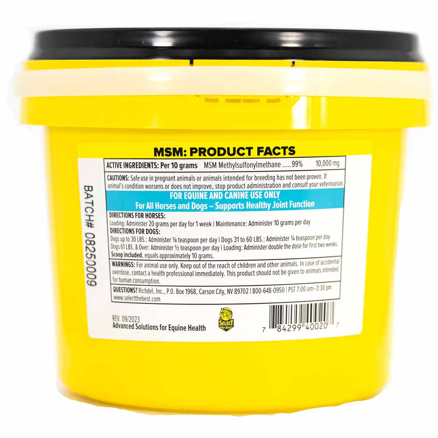msm joint support supplement, 2 lb