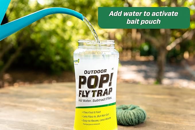 rescue pop fly trap 2.0 liter/green