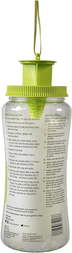 Rescue Pop Fly Trap 2.0 Liter/Green