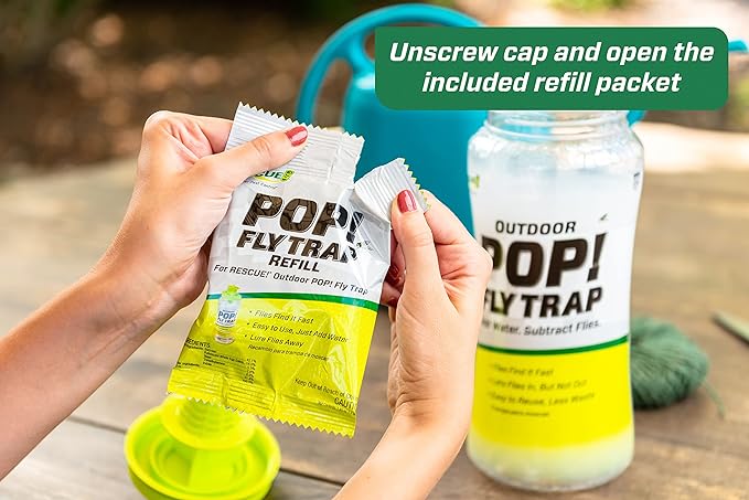 rescue pop fly trap 2.0 liter/green