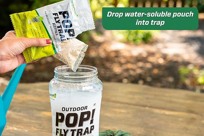Rescue Pop Fly Trap 2.0 Liter/Green