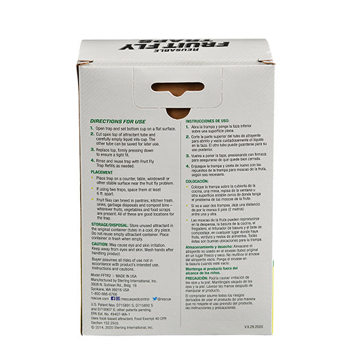 rescue! fruit fly trap 2pk