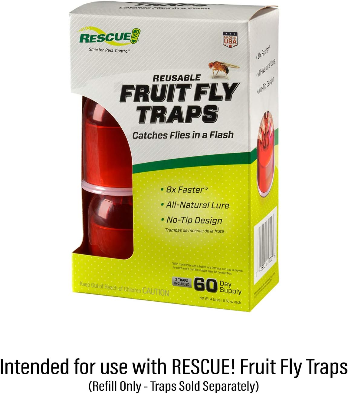 rescue! fruit fly trap refill