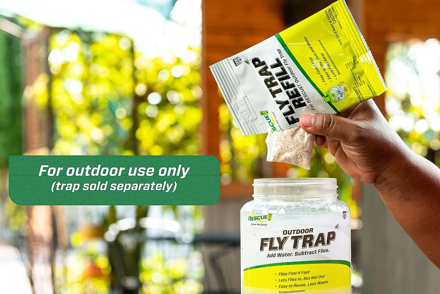 rescue! outdoor fly trap refill