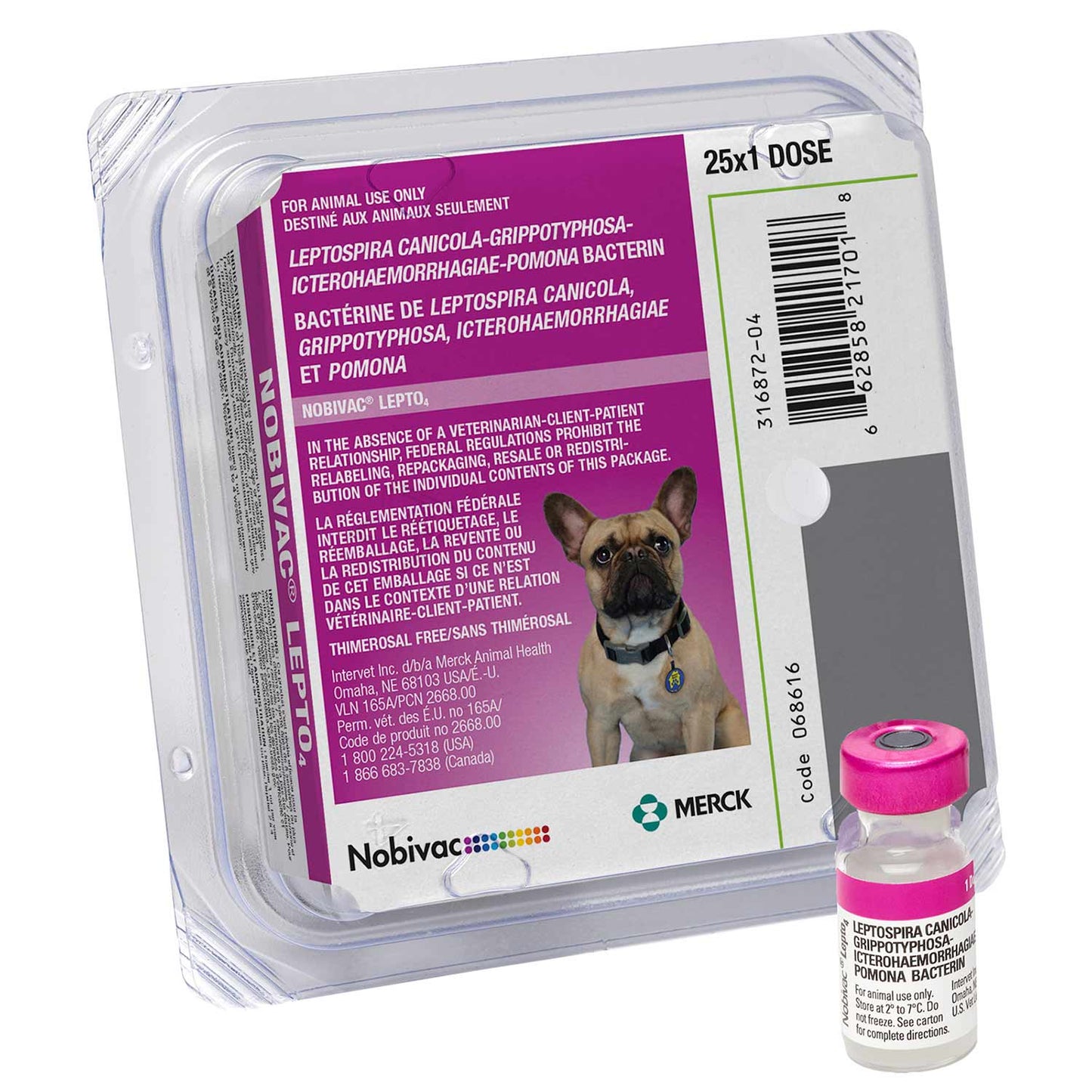 nobivac lepto 4,  (25 x 1ml)