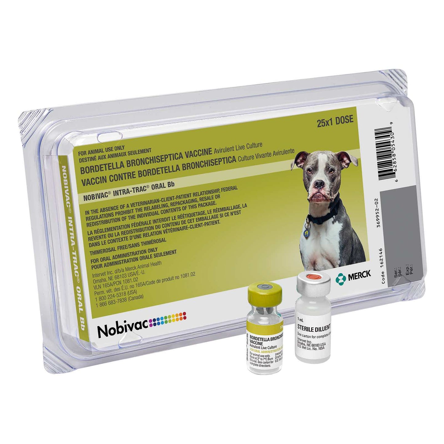 nobivac intratrac oral bb  (25 x 1ml)