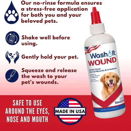 Wash It Wound Wash for Pets