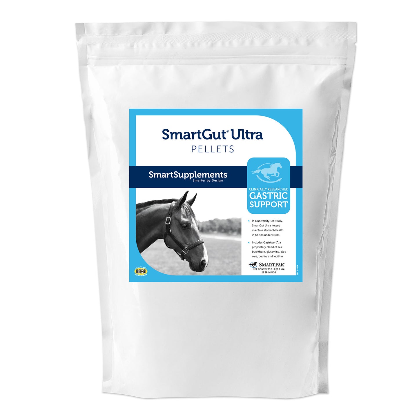 smartequine smartgut ultra pellets, 5lbs
