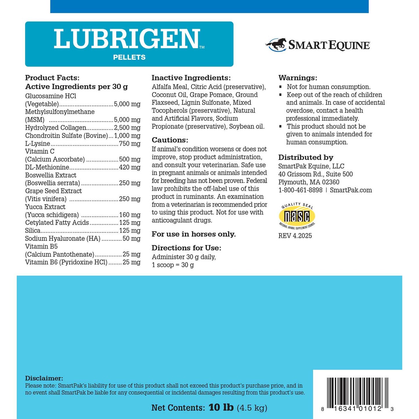 lubrigen pellets - 10 lb bucket -(2109902472)