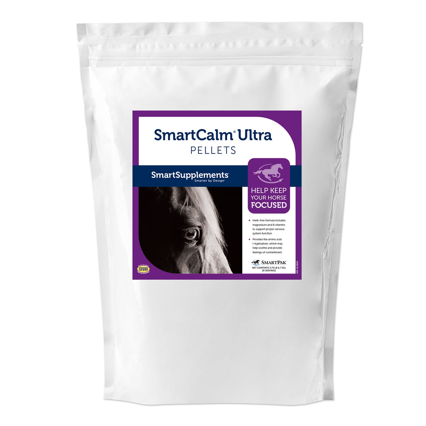 smartequine smartcalm ultra pellets, 3.7lbs