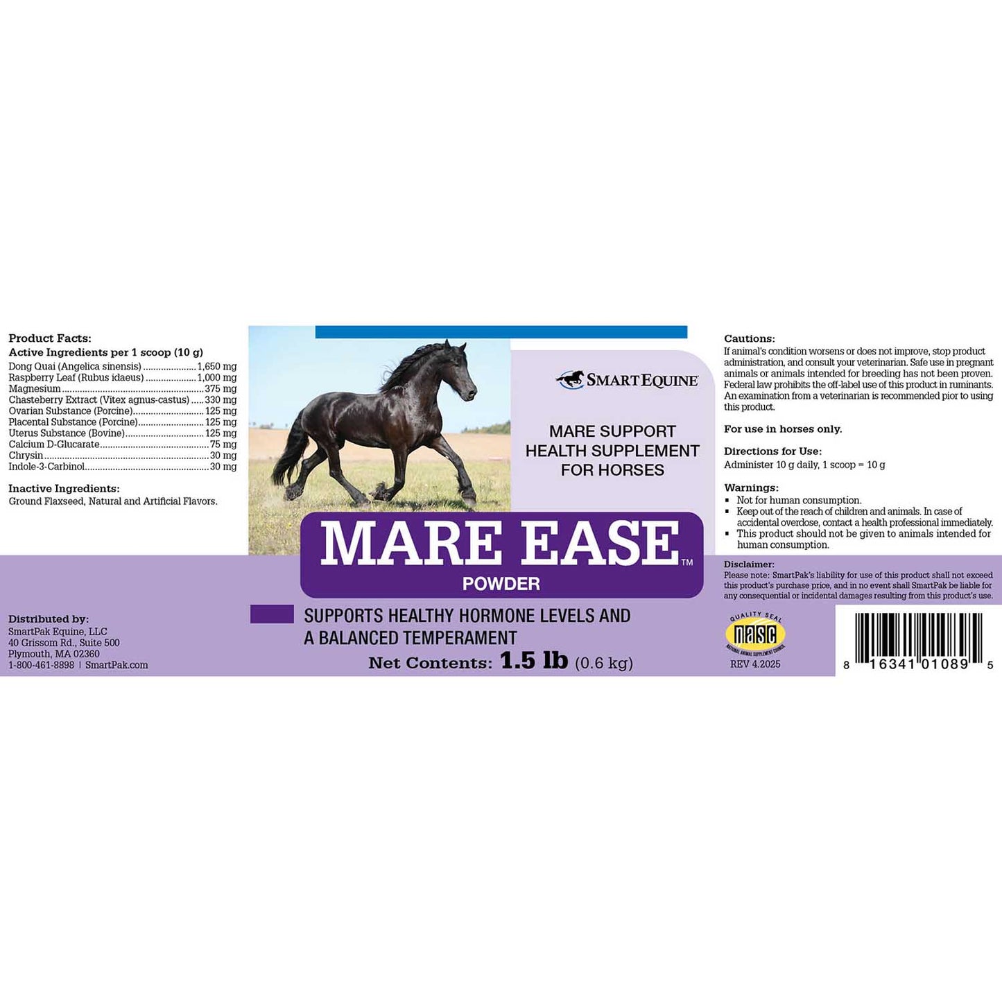 uckele mare ease powder, 1.5lbs