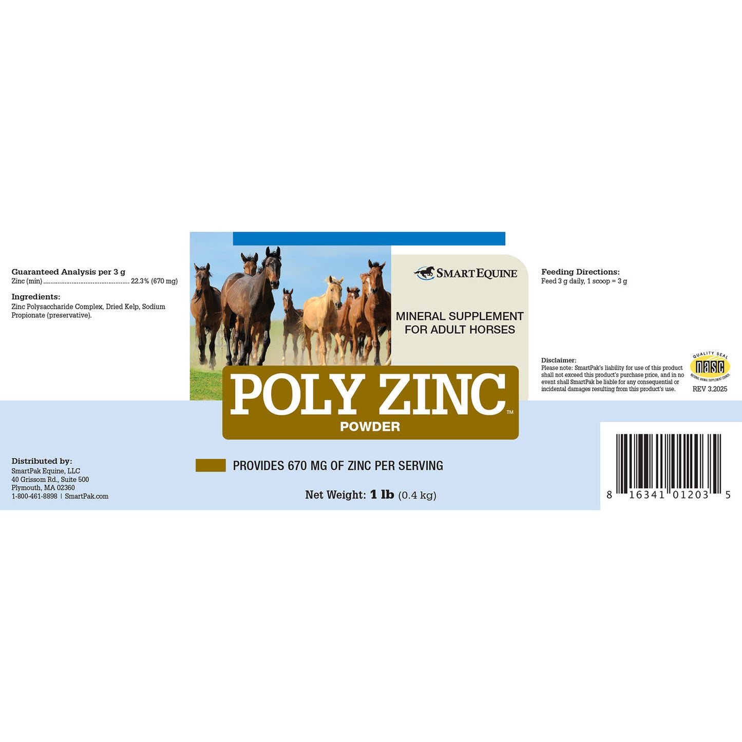 poly zinc powder