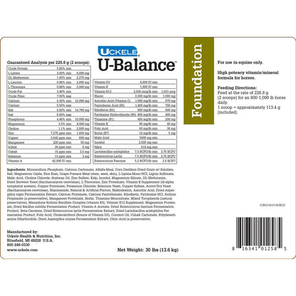 U-Balance Foundation Pellets