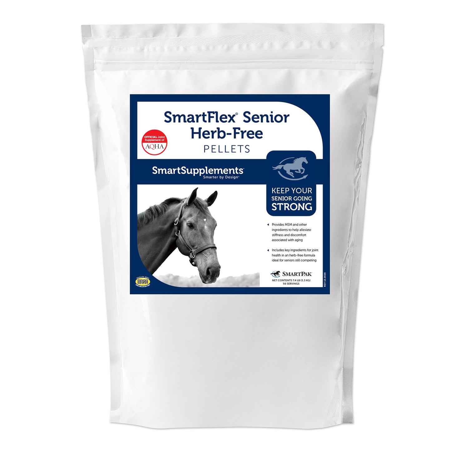 smartequine smartflex senior pellets, 7.4lbs