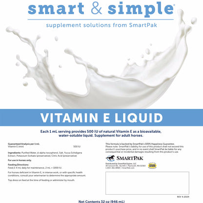 Smart & Simple® Vitamin E Liquid - 56 LiquidPaks