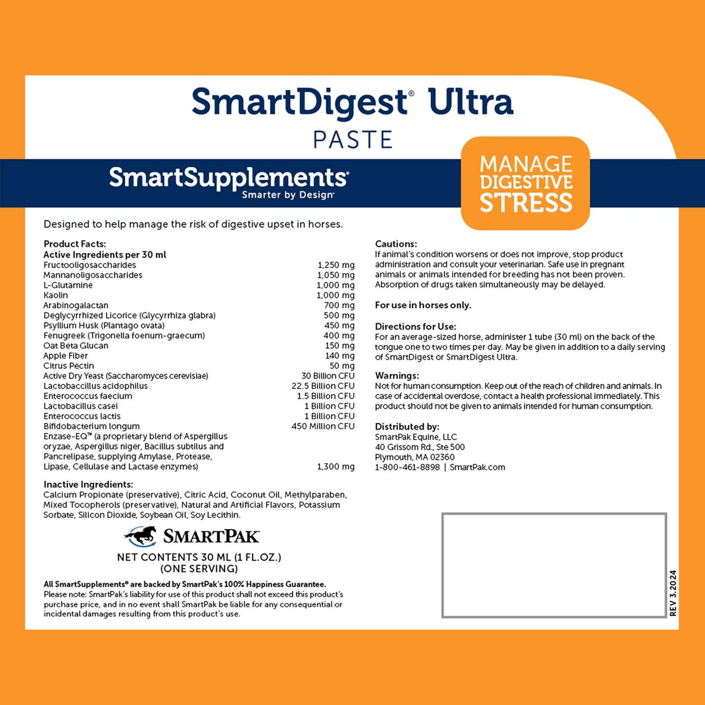 smartequine smartdigest ultra paste