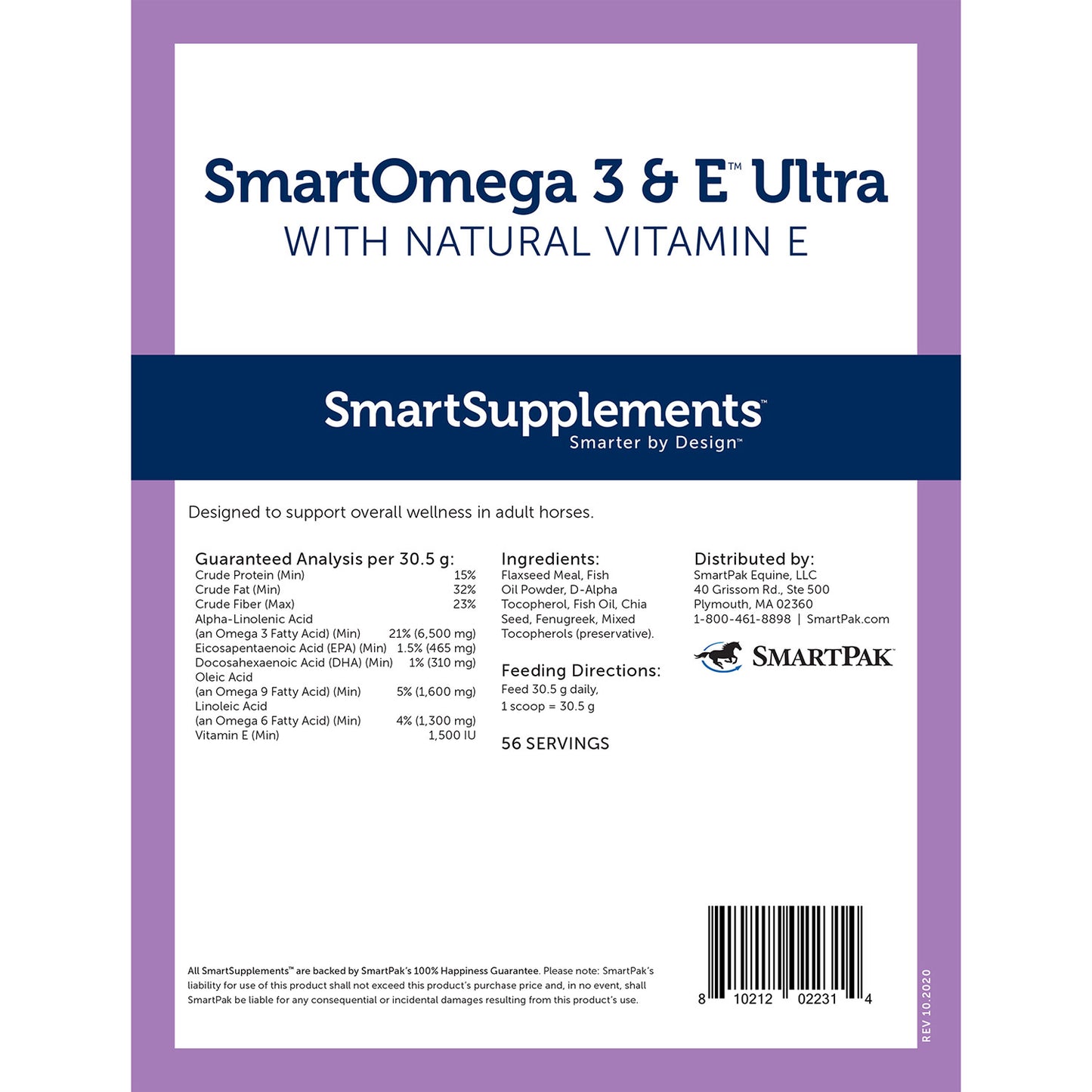 smartequine smartomega 3 & e ultra