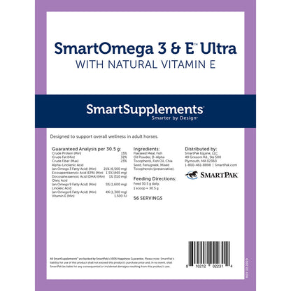 SmartEquine SmartOmega 3 & E Ultra