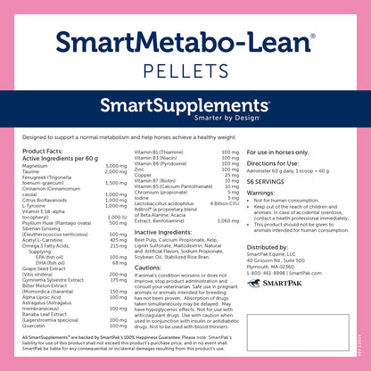 SmartEquine SmartMetabo-Lean Pellets