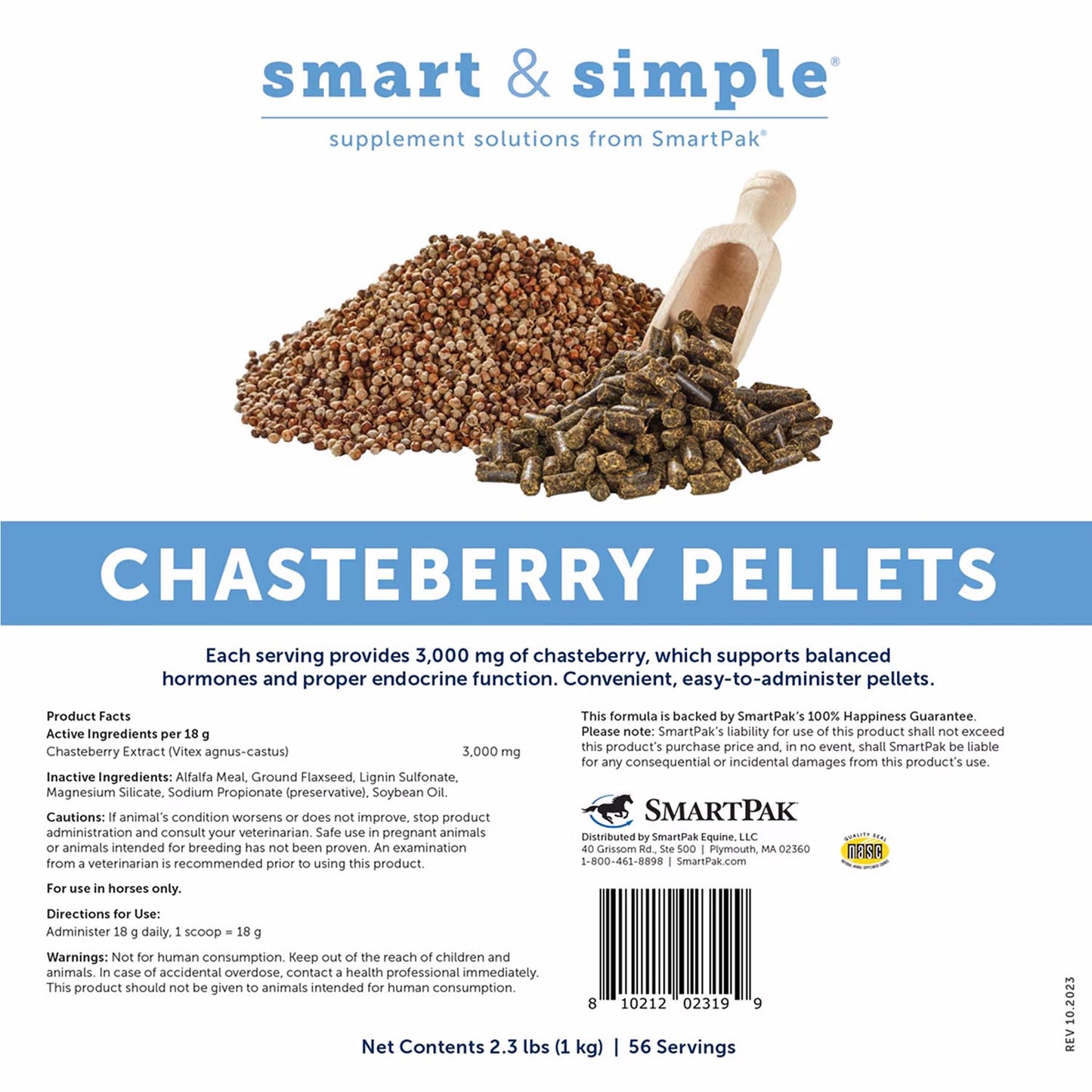 smarequine smart & simple chasteberry pellets