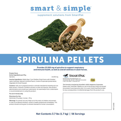 SmartEquine Smart & Simple Spirulina Pellets