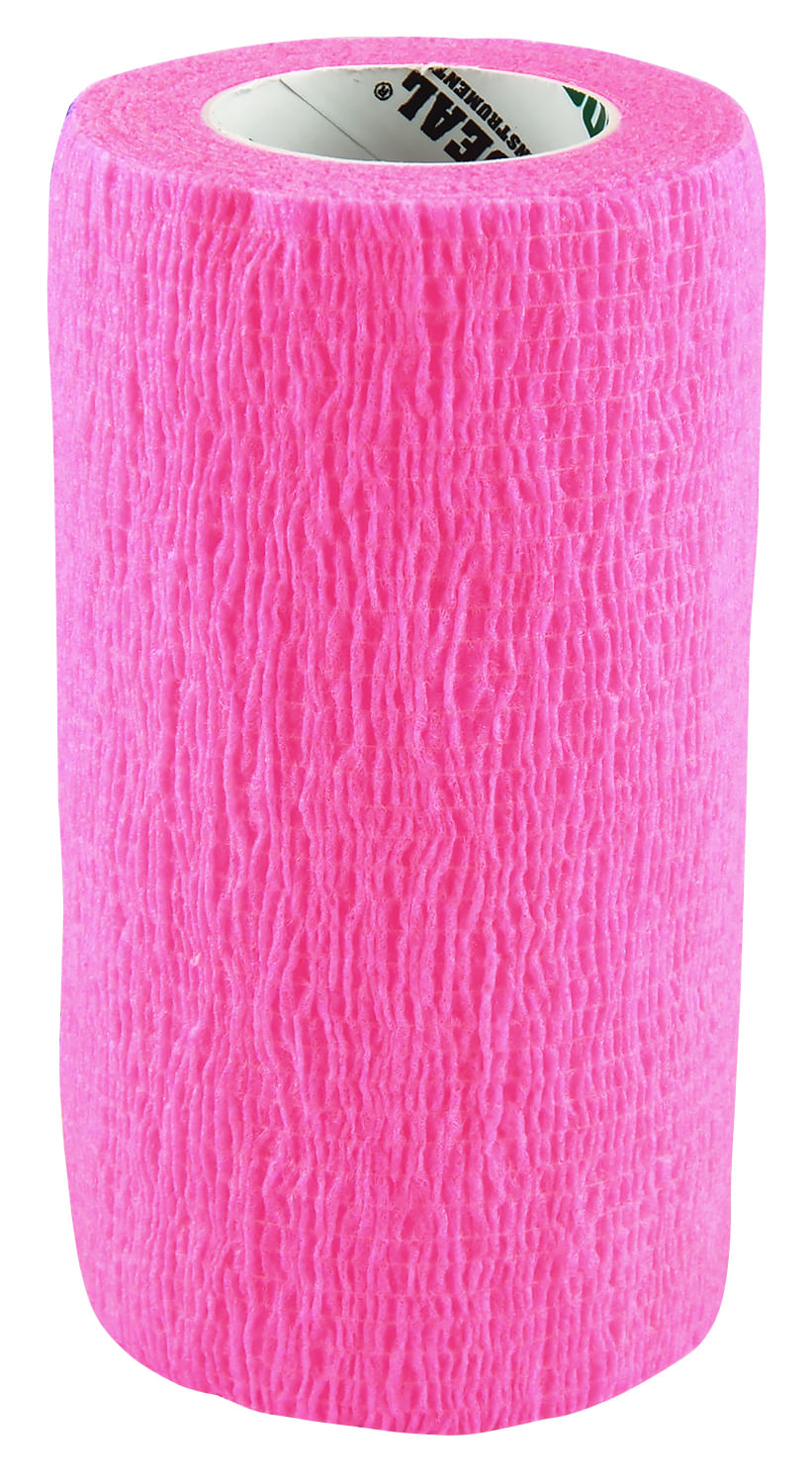 cohesive bandage - 4" colors: neon pink
