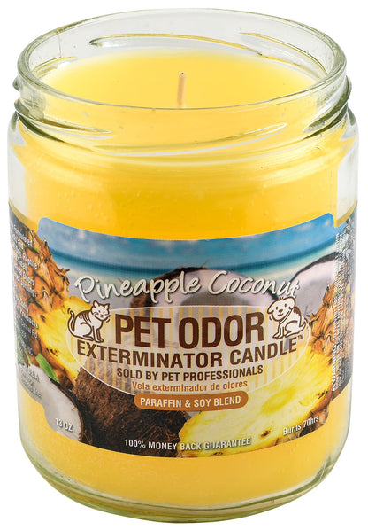 Pet Odor Exterminator Candle, Pineapple Coconut, 13 oz