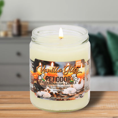 Pet Odor Eliminator Candles, Vanilla Glitz, 13 oz