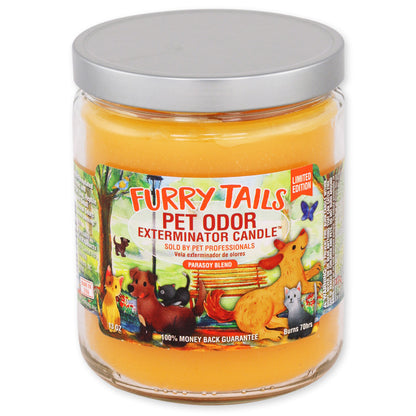 Pet Odor Exterminator Candle, Furry Tails, 13 oz