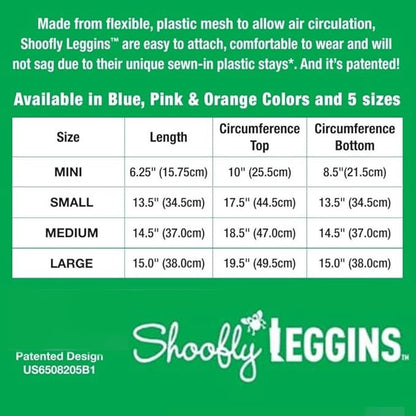 Shoo Fly Leggins, Mini, Set of 4 Color: Orange