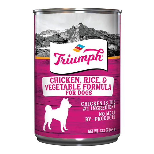 SINGLE Triumph Dog Food, Chicken/Rice/Veg Formula, 13.2 oz