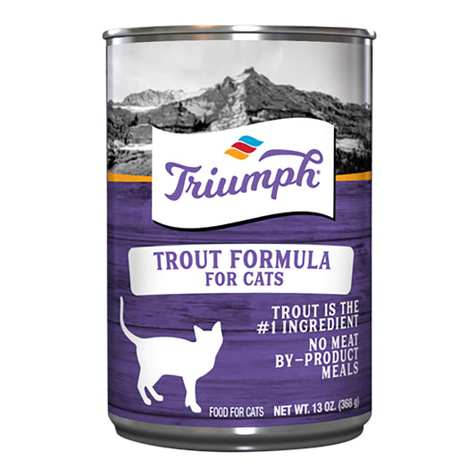 SINGLE Triumph Cat Food, Trout Formula, 13 oz