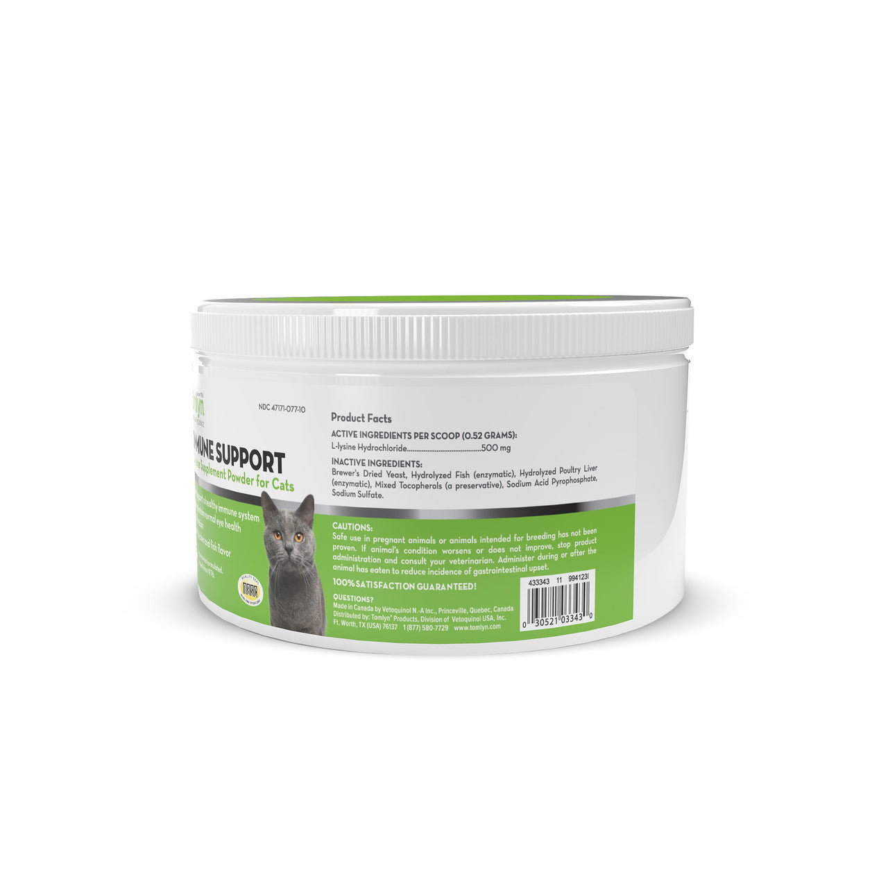 l-lysine powder immune support for cats & kittens
