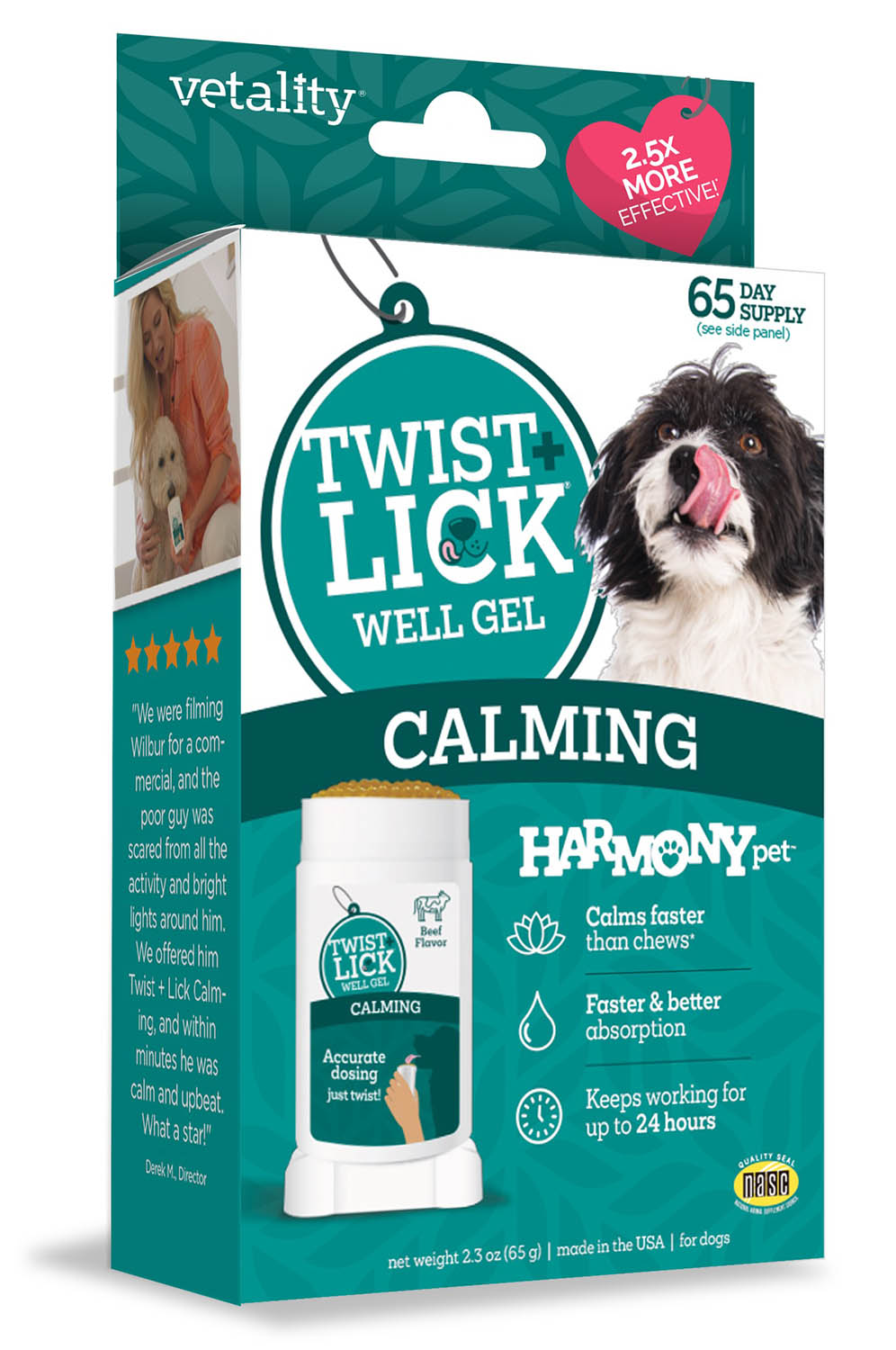 twist & lick calming supplement for dogs
