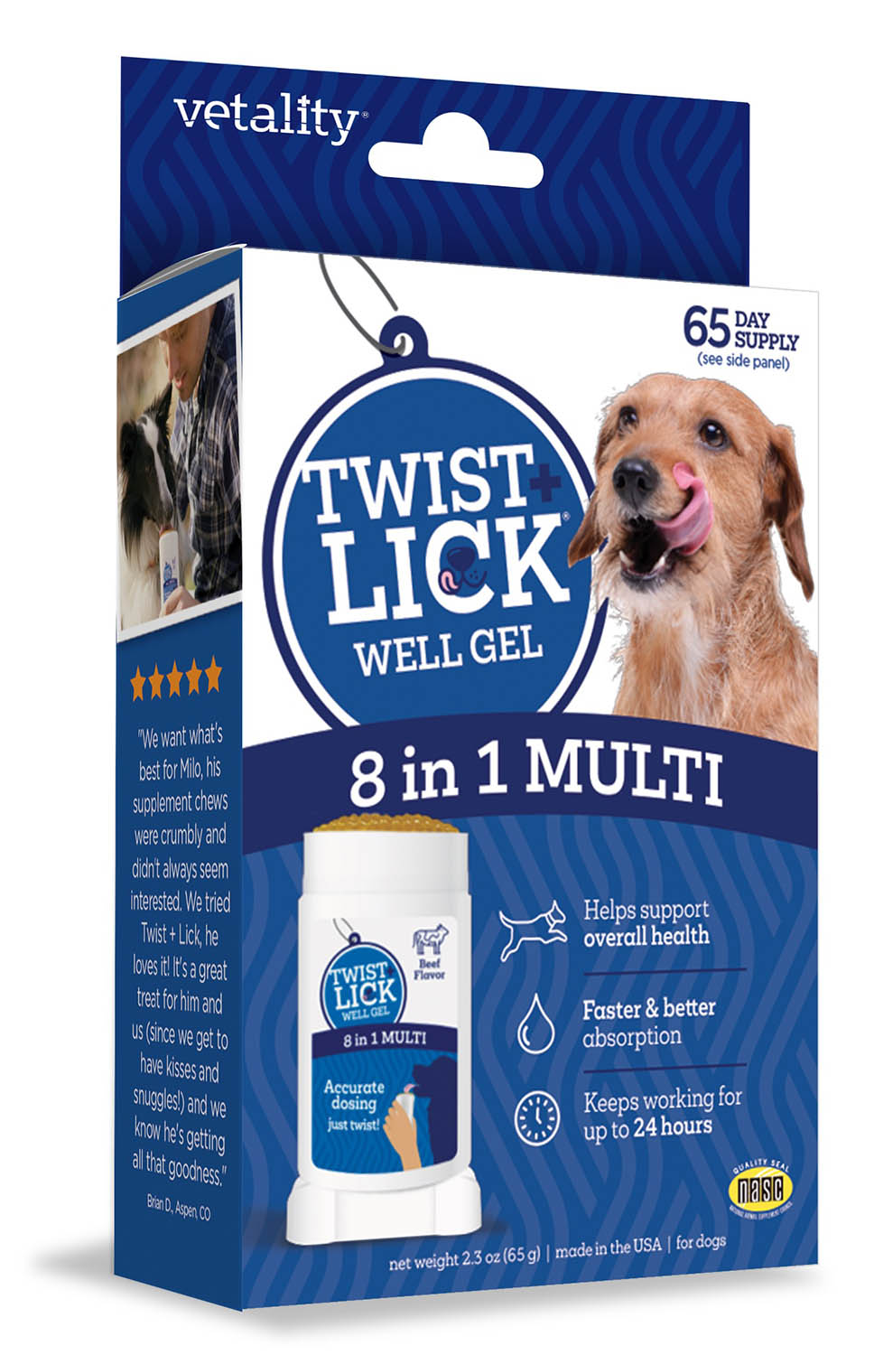 twist & lick 8 in1 supplement for dogs
