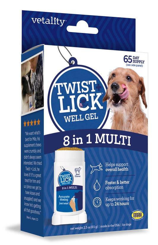 Twist & Lick 8 in1 Supplement for Dogs