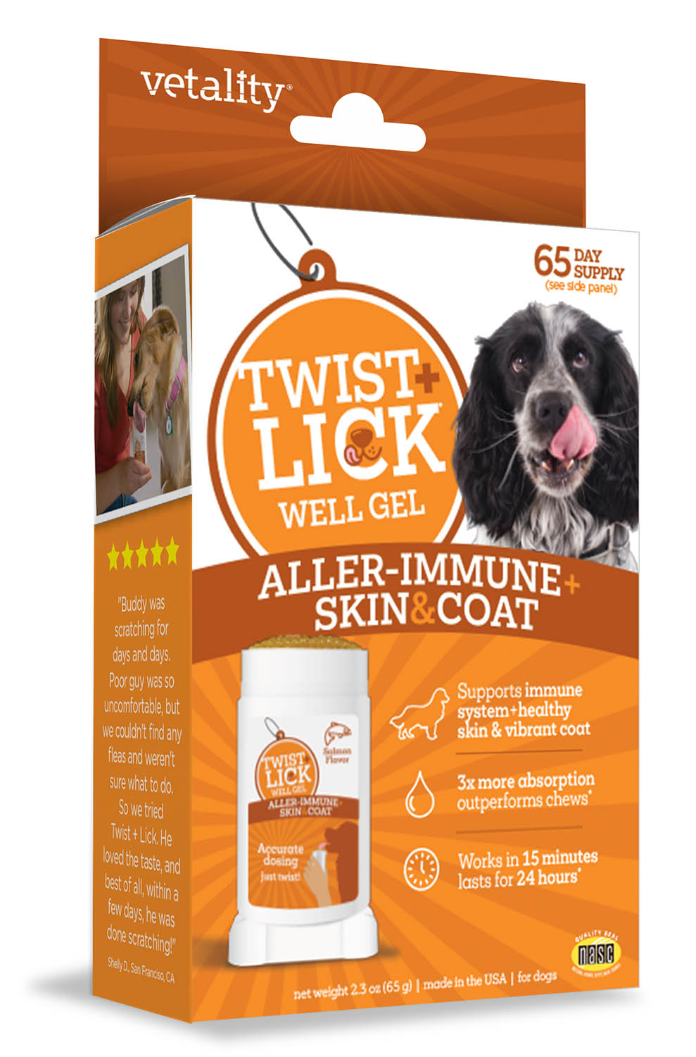 twist & lick aller-immune and skin & coat supplement