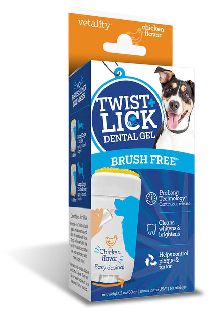 Twist & Lick Oral Gel for Dogs Chicken