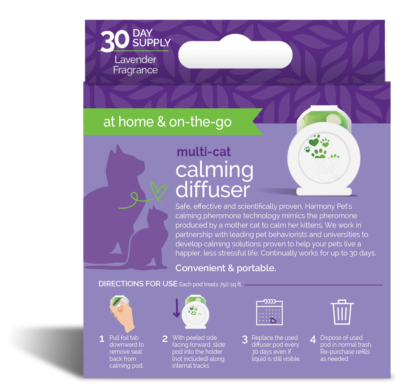 harmony pet calming home diffuser for cats
